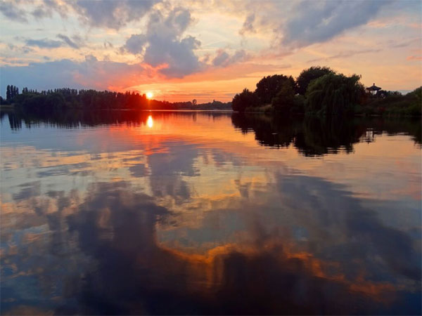 Sonnenuntergang am Meer